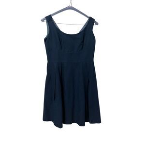 Anthropologie Mirror Of Venus Silk Blue Dress Sz 2